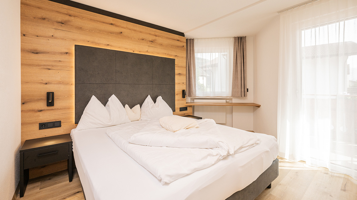 Dolomitsuite letto matrimonale