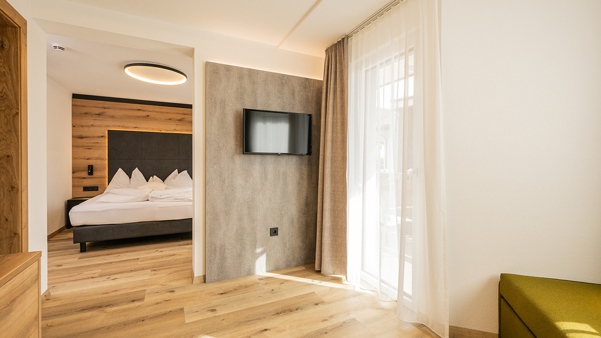Dolomitsuite letto e tv